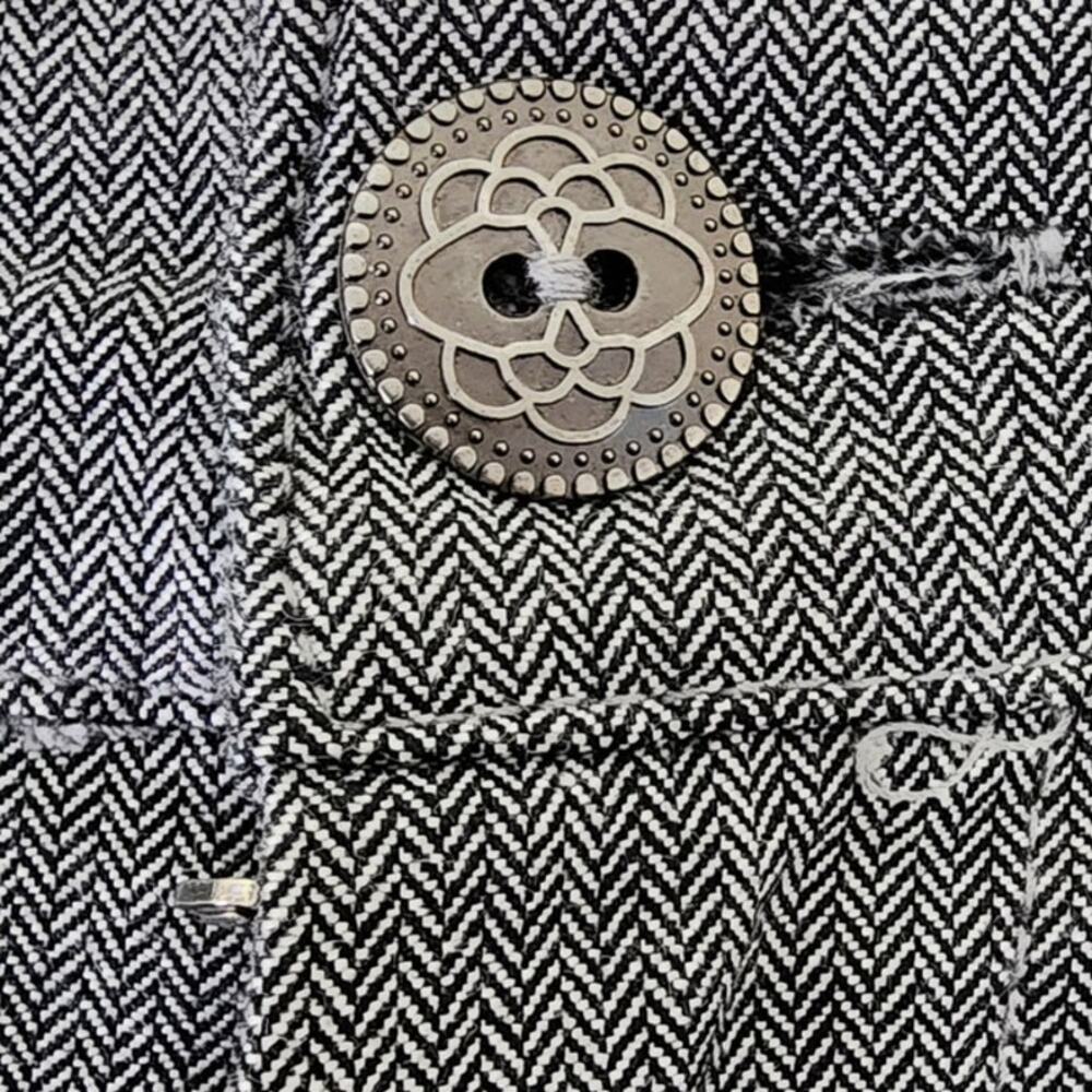 Christopher & Banks Vintage Gray and Black Herringbone Dress Pants Women's Sz 4 - Picture 5 of 10